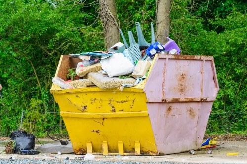 Kensington waste collection trucks in operation